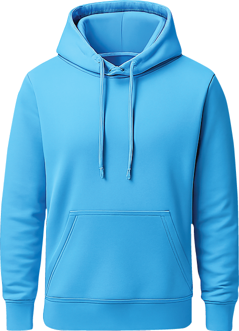 Plain sky blue hoodie
